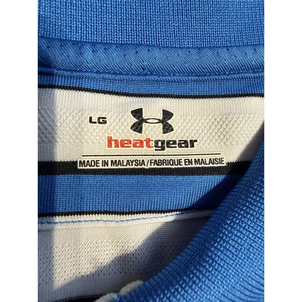 Under‎ Armour HeatGear Ridgewood Country Club Golf Polo Women's Large Blue